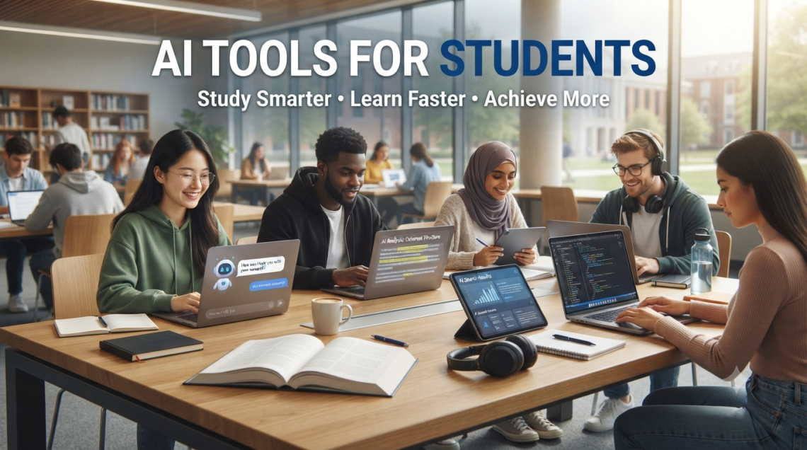 AI tools for students helping with smart learning