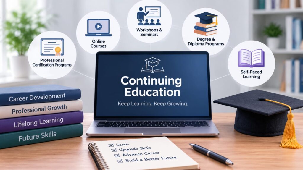 Different types of continuing education